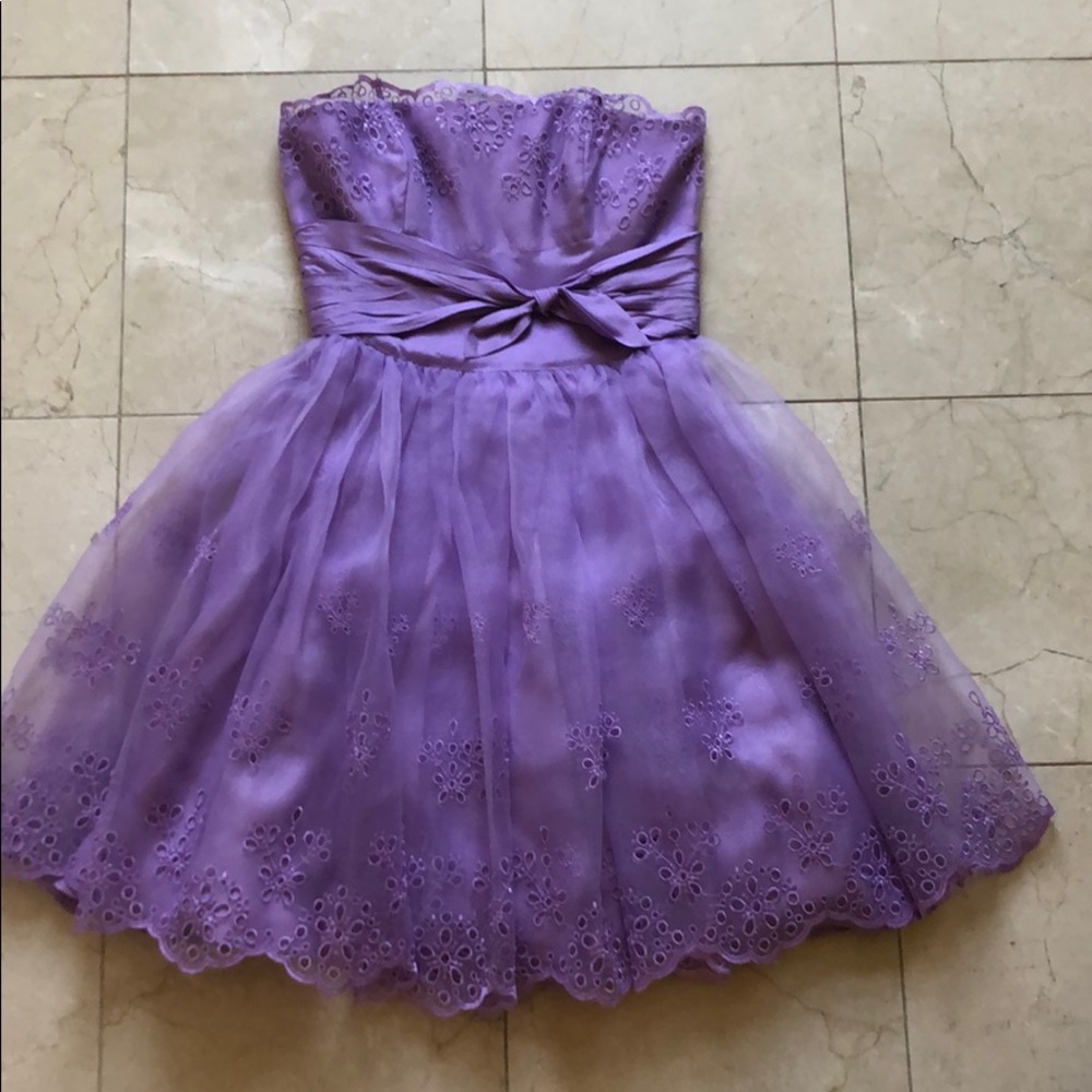 Lilac eyelet Betsey Johnson dress